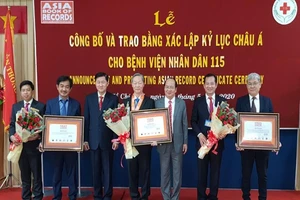 Bệnh viện Nhân dân 115 đón nhận 3 kỷ lục châu Á