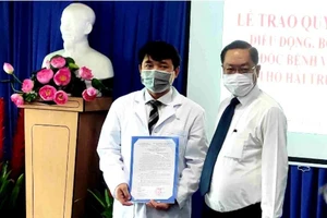 TP.HCM: BS Hồ Hải Trường Giang làm giám đốc BV An Bình