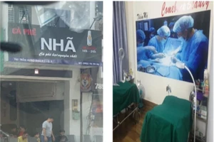 Phát hiện cơ sở thẩm mỹ vùng kín 'trốn' trong quán cà phê