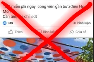 TP.HCM: Không có việc test nhanh SARS-CoV-2 miễn phí ở Hóc Môn