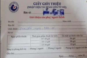 TP.HCM: Sản phụ có giấy giới thiệu của bác sĩ sẽ được Bệnh viện Từ Dũ ưu tiên?