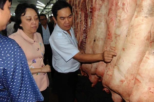 TP.HCM: Bán thịt heo bốc mùi và nơi chế biến thực phẩm có ruồi