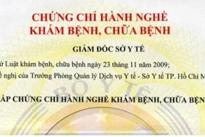 TP.HCM: Bị tước chứng chỉ hành nghề khám chữa bệnh do sửa hồ sơ 