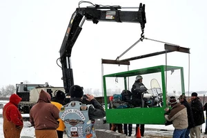 Chôn cả chiếc Harley-Davidson cùng người chết