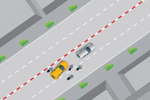 Giờ cao điểm: Cảnh giác xe 2 bánh