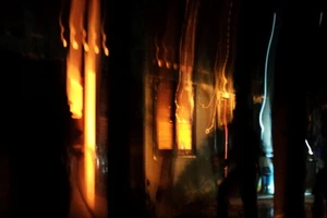 Cháy tại Phòng Giáo dục huyện, nhiều tài sản bị thiêu rụi 