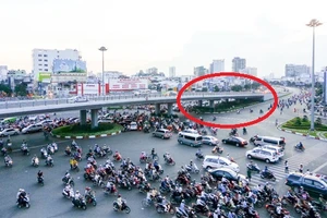 Vòng xoay Hàng Xanh sẽ có khu vực trú mưa cho người dân