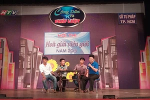 Hội thi 'Hòa giải viên giỏi' năm 2015
