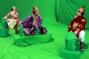 Lộ clip hậu trường quay cảnh Táo quân 2017