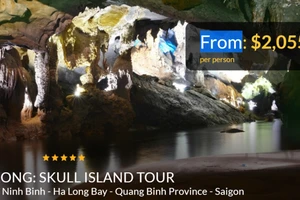 Xuất hiện tour du lịch theo dấu “Kong: Skull island“
