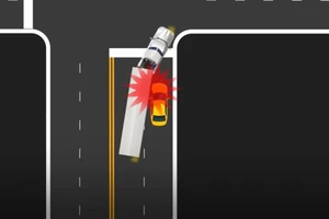 Clip: Những điểm mù chết người quanh xe tải