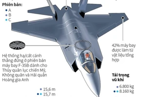 Mỹ dự kiến chi 391 tỉ USD để mua máy bay F-35