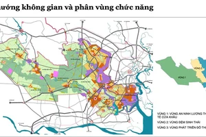 Long An phân thành 3 vùng quy hoạch 