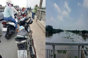 Long An: Nam thanh niên nhảy cầu Bến Lức mất tích