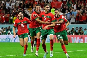 Xem bàn thắng duy nhất đưa Marocco vào Bán kết World Cup