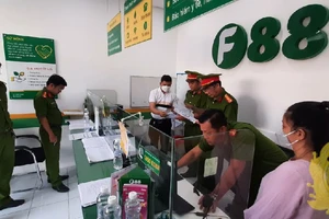 Kiểm tra địa điểm kinh doanh của Công ty cổ phần kinh doanh F88 ở Tiền Giang