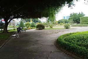 Ngồi một mình ở công viên bị cướp khống chế lấy tài sản 