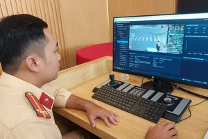 Long An: Camera giám sát giúp giảm 80% người vi phạm giao thông ở TP. Tân An