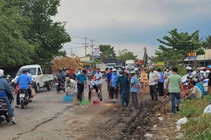 Học sinh lớp 7 bị xe tải cán chết khi đang đi học về