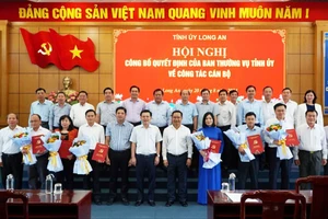 Long An: Điều động, bổ nhiệm nhiều cán bộ chủ chốt