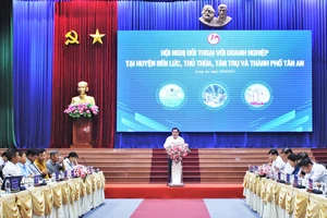 Lãnh đạo tỉnh Long An lắng nghe kiến nghị, tháo gỡ khó khăn cho doanh nghiệp