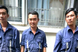 Chặt cây che bảng quảng cáo, 4 người bị bắt