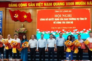 Long An: Điều động, bổ nhiệm cán bộ chủ chốt