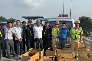 Đang chở pháo lậu lên cao tốc thì bị bắt