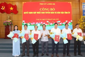 Ông Hoàng Đình Cán giữ chức vụ Trưởng ban Tuyên giáo và Dân vận Tỉnh ủy Long An