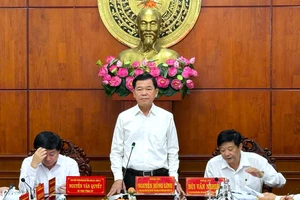 Đoàn kiểm tra việc làm Bộ Chính trị tại Tỉnh Long An