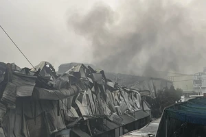 Vụ cháy tại công ty sản xuất giày ở Long An nghi do sự cố ống dẫn dầu