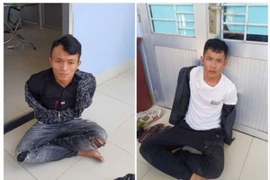 Bắt hai nghi phạm giết người khi đang bỏ trốn trên Quốc lộ N2