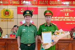 Phó Giám đốc Công an tỉnh Long An nghỉ hưu sau 38 năm công tác
