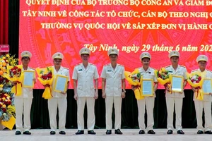 Bổ nhiệm 6 Phó Giám đốc Công an tỉnh Tây Ninh