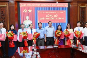 Tây Ninh: Bổ nhiệm loạt nhân sự giữ chức vụ phó giám đốc các sở, ngành