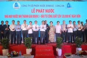 Khánh thành dự án hơn 1.100 tỷ đồng cấp nước sạch vùng hạ Tây Ninh