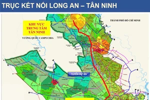Tây Ninh đầu tư hơn 25.700 tỉ đồng dự án trục kết nối Long An - Tân Ninh