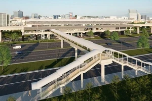 5 cầu bộ hành metro số 1 dự kiến hoàn thành trước Tết Nguyên Đán 2024