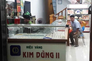 Dùng búa đập vỡ tủ tiệm vàng, hốt nữ trang bỏ chạy
