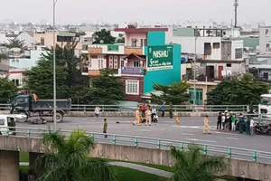 Người phụ nữ bị xe ben kéo lê, tử vong tại chỗ