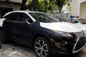 Trộm xe Lexus ở Đà Nẵng mang về Nam Định sơn lại