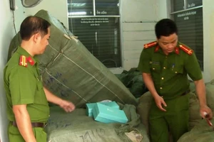 8 tấn quần áo, giày... không nguồn gốc trên tàu SE19 ở Đà Nẵng