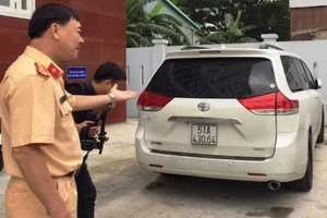 Ô tô mang biển số giả nhiều lần vi phạm giao thông ở Đà Nẵng 