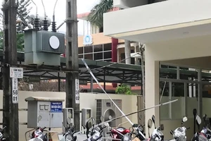 Nam công nhân bị điện giật tại công trình bưu điện ở Đà Nẵng