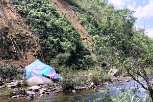 Đà Nẵng: Xe tải lật xuống vực, đè nữ công nhân tử vong