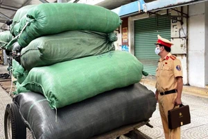 Hơn 4 tấn quần áo không có giấy tờ trên tàu SE5 