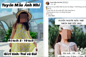 Muốn con làm người mẫu nhí, bị lừa hơn 320 triệu đồng