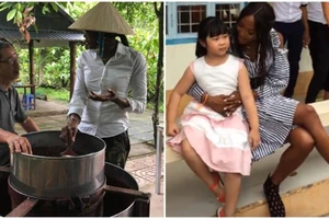 Naomi Campbell liên tục khoe ảnh ở Việt Nam