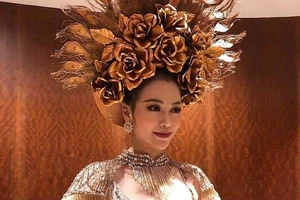 Cận cảnh bộ trang phục truyền thống thắng giải tại Miss Earth