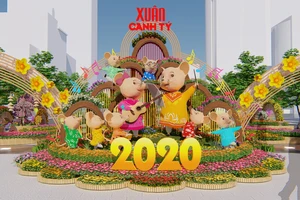 Đường hoa tết 2020: Lần đầu tiên rừng xuất hiện trên phố đi bộ